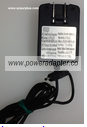FONE GEAR 01023 AC ADAPTER 5VDC 400mA Used 1.1 x 2.5 x 9mm Strai - Click Image to Close